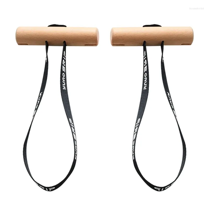 Tillbehör 1Pair Training Grip Sling Motstånd Bandhandtag för Pull Up Bars Neutral Fit Home Workout eller Gym