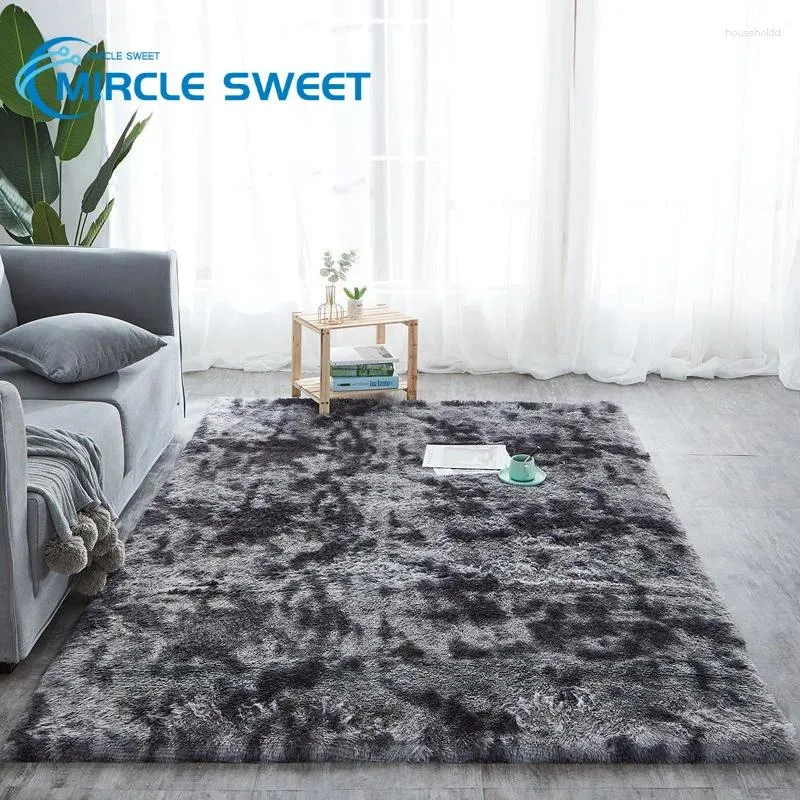 Carpets 140 200cm Thick Sponge Fluffy Carpet For Living Room Shaggy Bedroom Decor Fur Rugs Decoration Store El Area Door Mat