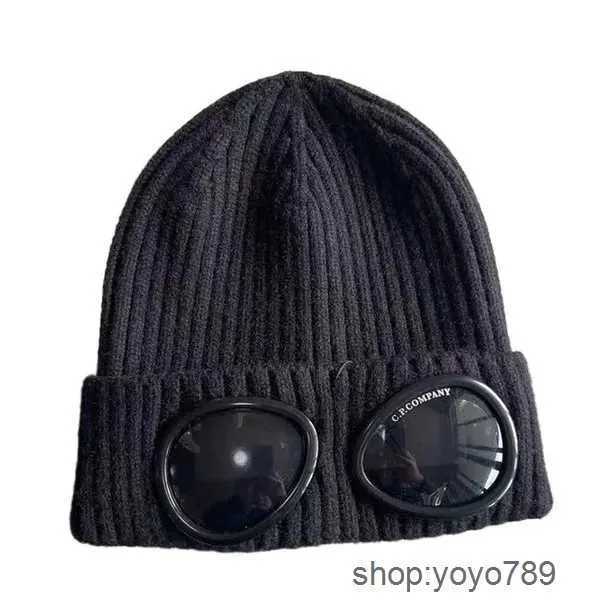 Czapki czapki/czaszki Kamienie Island Mens Designer Rybed Knit Hats Womens Extra Fine Merino Wool Goggle Beanie Oficjalna strona Wersja 6 QJM2