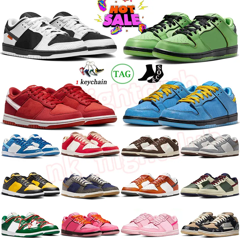 2024 Athletic Sb Low Casual schoenen Powerpuff Girls Jarritos Freddy Krueger Chicago Split Chunky Tight booth Rammellzee TS Racer Blue Panda UNC dunke sb low Runner 36-48