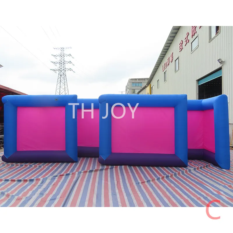 10x10x2mH (33x33x6,5 футов) Активный отдых на свежем воздухе Спортивные игры Гигантский надувной лабиринт Полоса препятствий для детей и взрослых