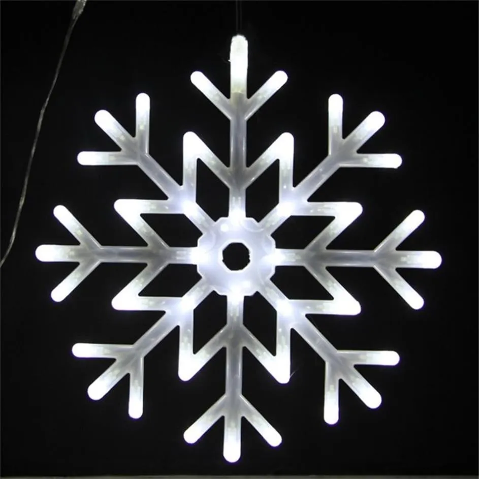 Snowflake Light String LED Lamp Snow Fairy Decoration for Christmas Tree Outdoor Shopping Mall 40cm Waterproof Festival Decor 2011302Q