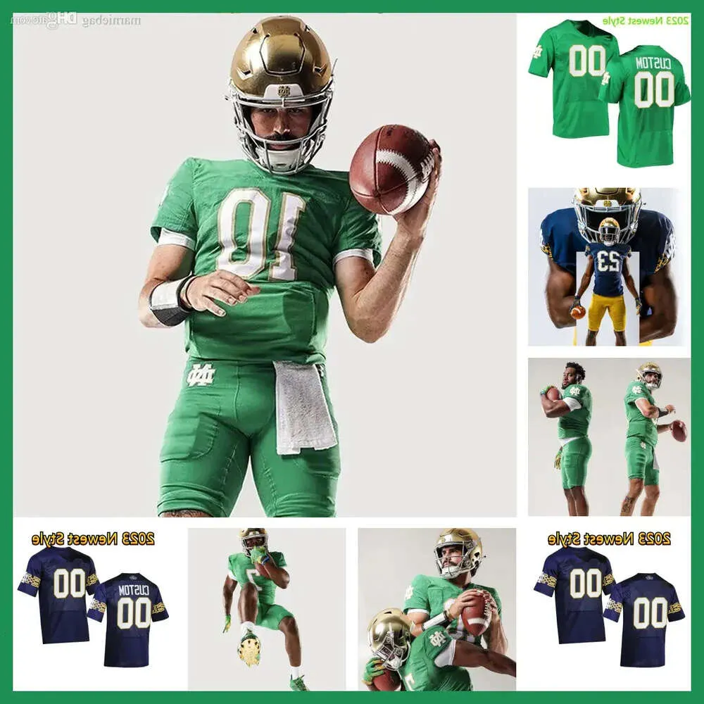 Notre Dame Football Jersey 2024 Customized Uniform For Football Fans. From Fashionshoes0516, $20 