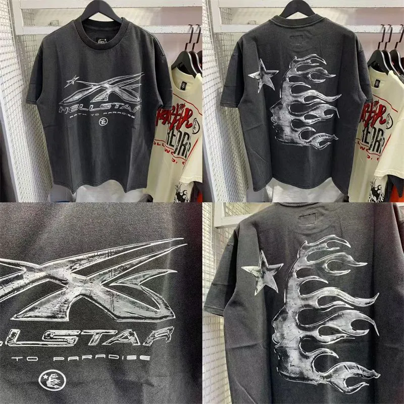 ヘルスターシャツデザインティーチーズTシャツシャツシャツヒップホップ快適なユニセックスコットン300g楽しいプリントアンティーク半袖ヒップホップハイストリートシャツ卸売価格