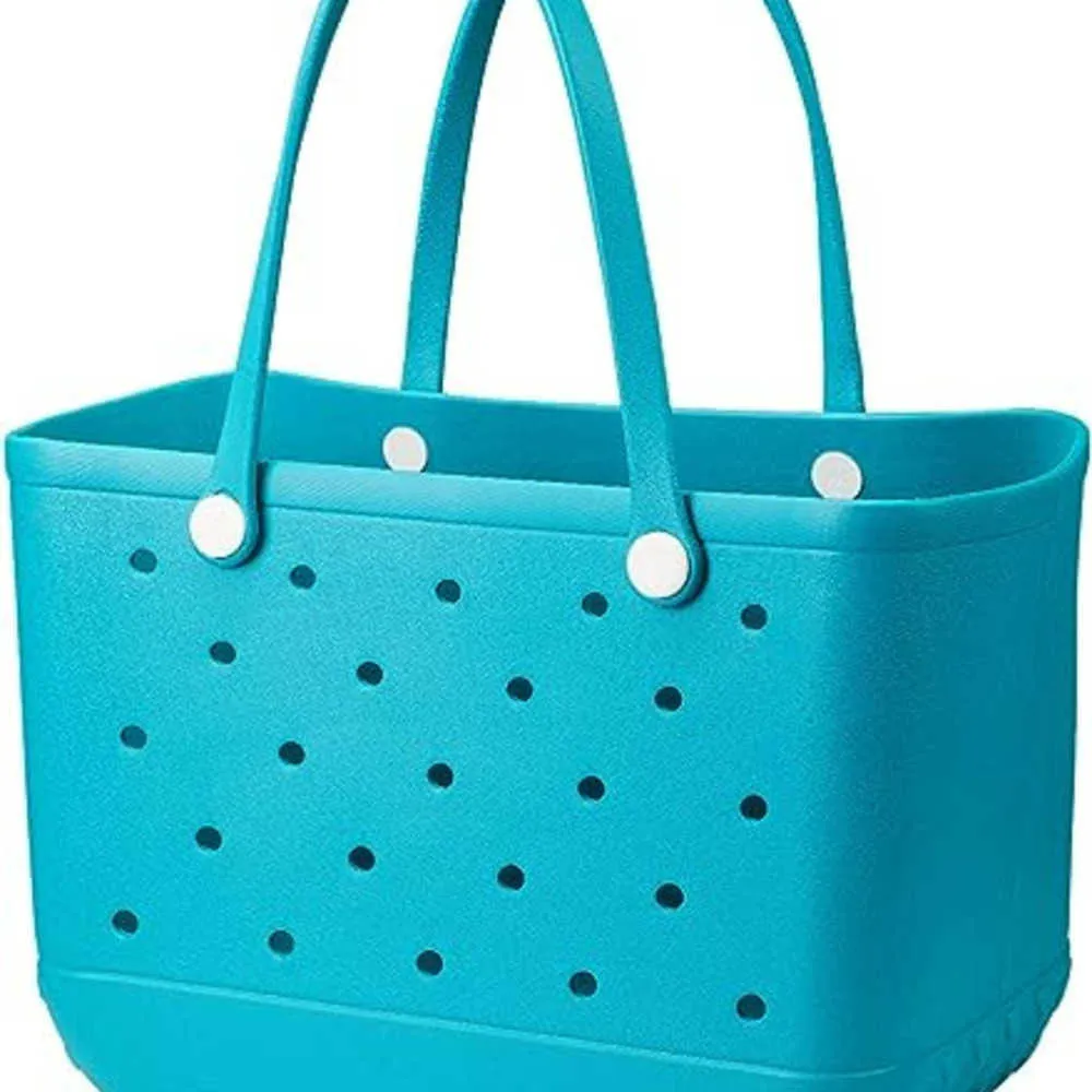 حقيبة Dongdong Big Bag Beach Beach حقيبة يد مطبوعة Eva Outdoor Basket Bage 240202