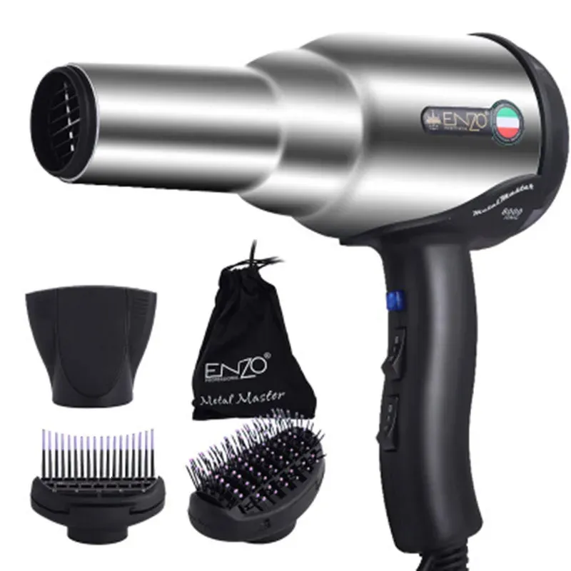 Secador de cabelo profissional para salão de beleza, 8000w, metal, volumizador, íon negativo, escova de sopro, alisador, modelador 240130