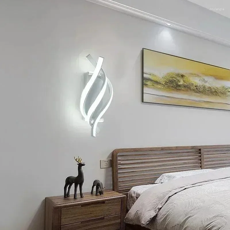 Wall Lamp Modern LED For Bedroom Bedside Living Room Study Children's Porch Simple Lighting Fixtures