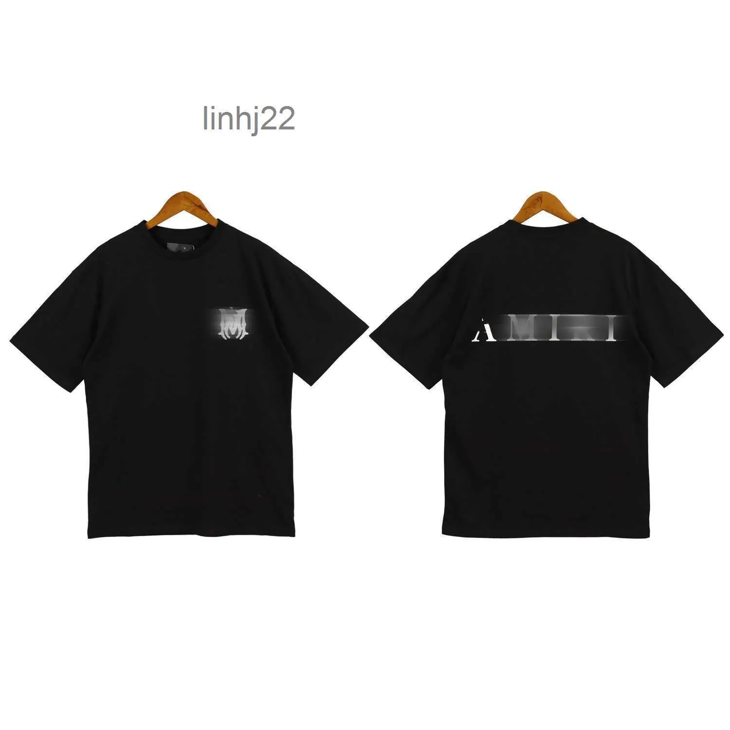 Mäns T-shirts Real Spot Ami tredimensionell blocktryck Designkänsla av nisch Löst kortärmad t-shirt Män och kvinnor Same3SN77NIZ