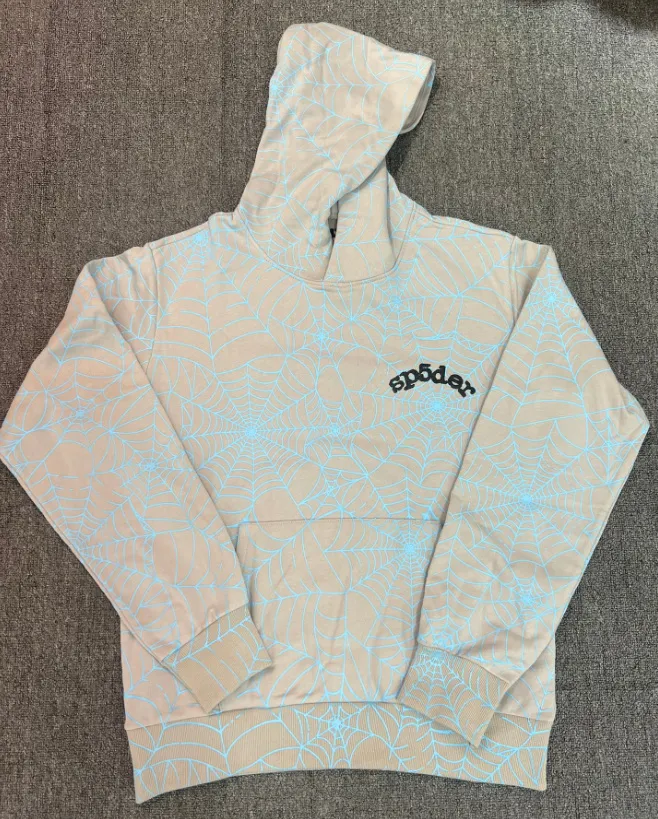 Spider Hoodies Men Women 3D Web Foam Print Sp5der Hoodie