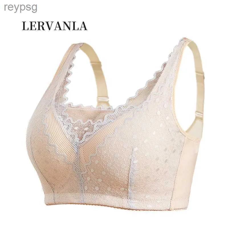 Bras Bras Lervanla 718 Mastectomy BH med fickor för silikonbröstformer Protes Kvinnor Everyday Bra Artificial Protes YQ240203