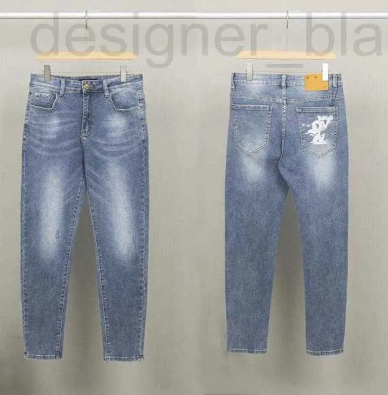 designer jeans för män nya varumärkesdesigners jean nödställda rippade cyklister smal fit denim mens casual mode highs quality 24ss