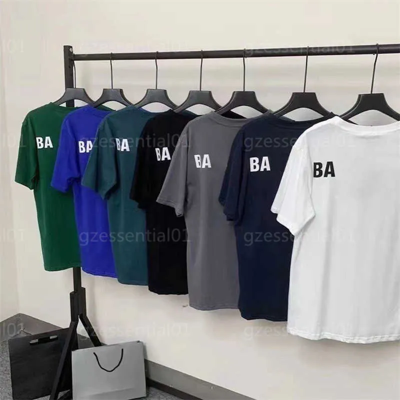 Camisetas de luxo Camisa de grife de grife Homens Mulheres camiseta de verão Tee de alta qualidade Camiseta Carta de moda Carta de moda impressão de algodão superdimensionado Juventude casal para homens