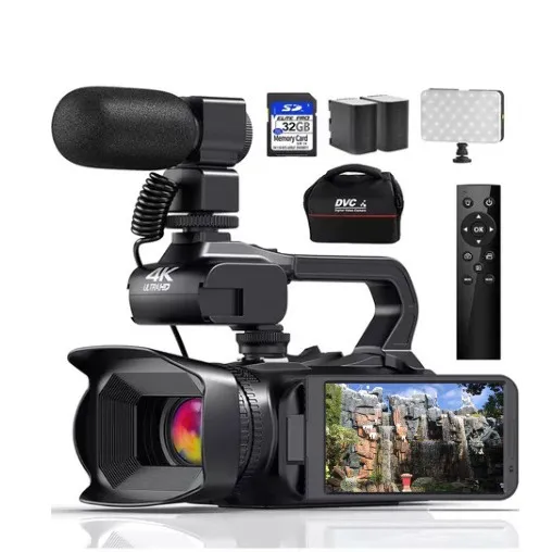 Nouvelle caméra de vente en gros anglaise transfrontalière 64 millions d'appareil photo numérique haute définition 4K enregistrement vidéo de conférence machine tout-en-un