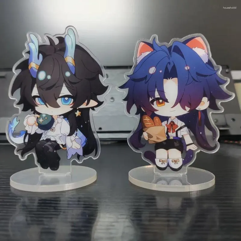 Sleutelhangers Game Honkai: Star Rail Anime Figuren Imbibitor E Cosplay Acryl Stands Himeko Kafka Karakter Model Plaat Bureau Decor