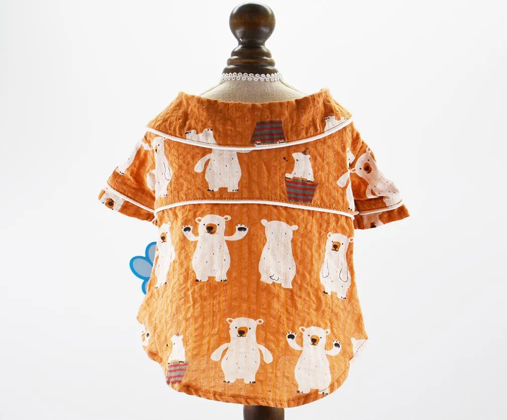 Рубашка для маленьких собак и кошек, пивной дизайн, рубашки для собак, весенне-летняя одежда, 5 размеров, 2 цвета5597485