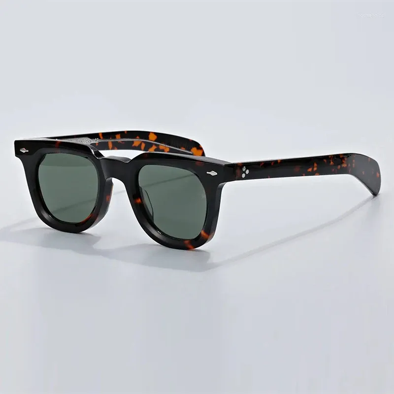 النظارات الشمسية Vendome JMM للرجال العلامة التجارية الفاخرة الأزياء الأزياء النظارات في الهواء الطلق مصنوعة يدويًا