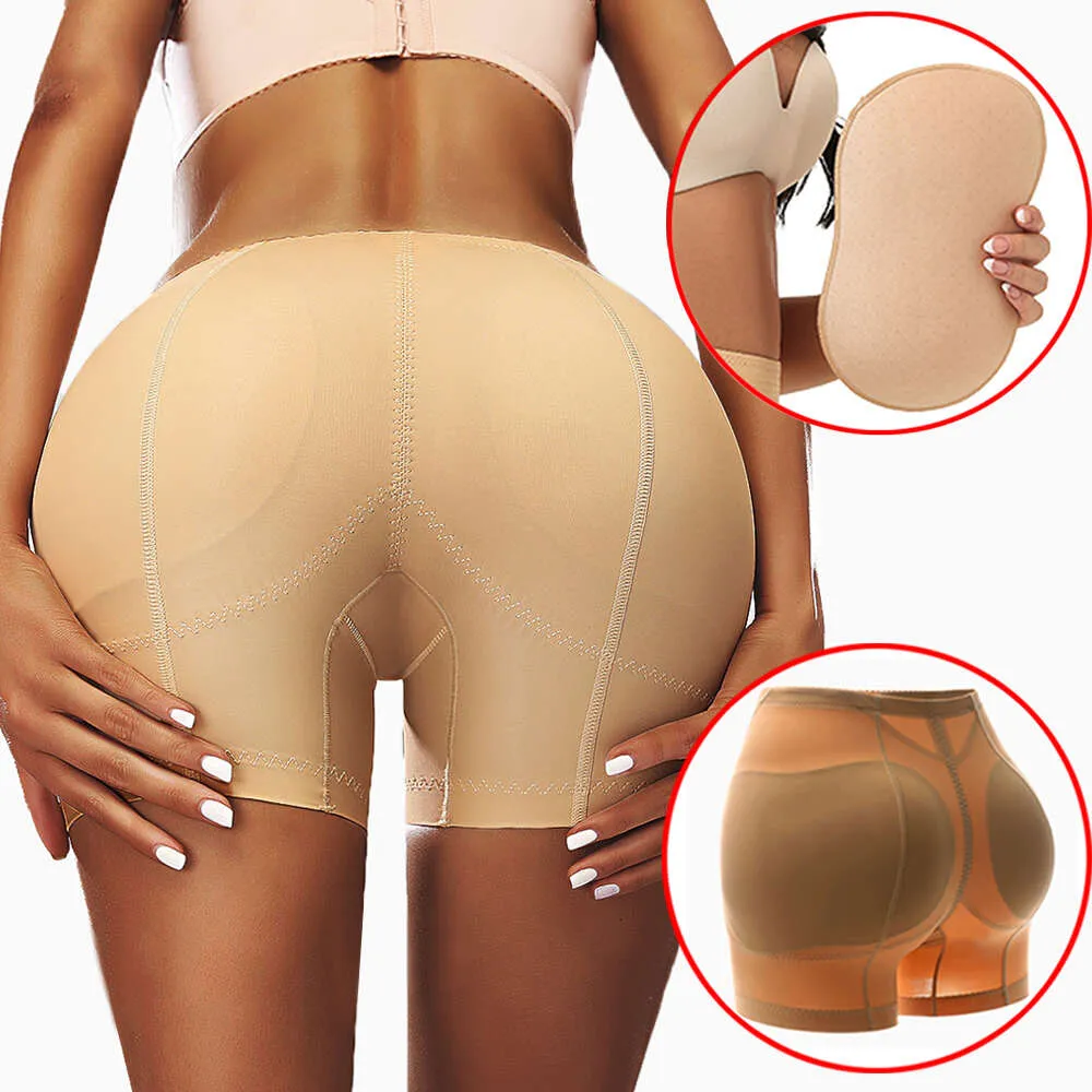 Sollevatore di glutei per donna Intimo modellante sexy Push Up imbottito Intimo modellante Mutandine Pad Sollevamento dell'anca finto