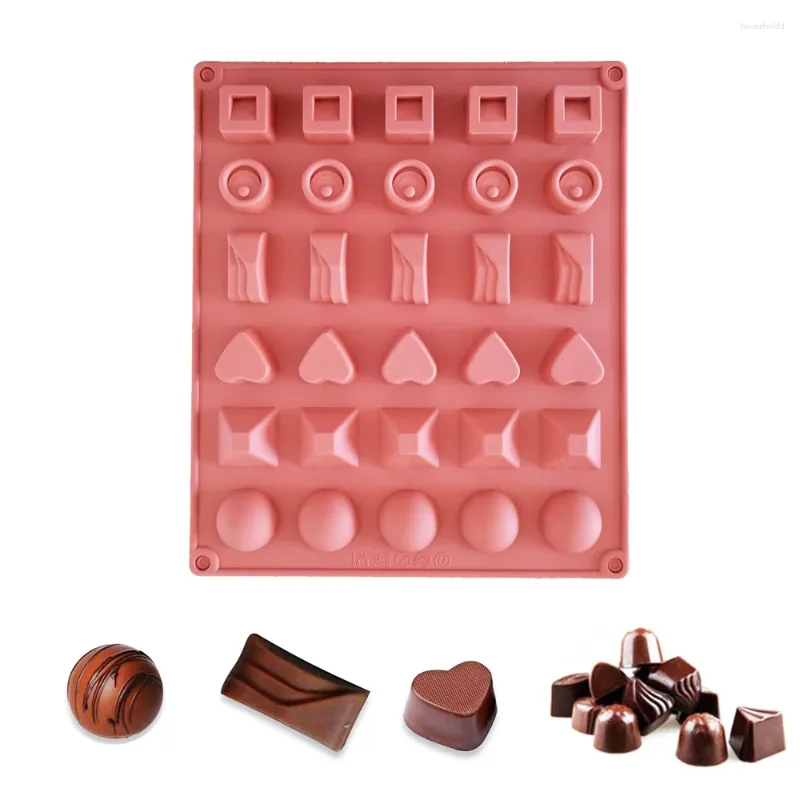 Stampi da forno 30 cavità Multi stile stampo per torta in silicone biscotti 3D fai da te fatti a mano strumenti di riutilizzo della cucina decorazione mousse creazione di stampi