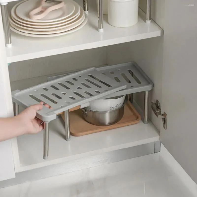 Kitchen Storage Under Sink Rack Heavy-Resistance Cupboard Organizer Shelf Space Saving Cabinet Organizers For Bathroom