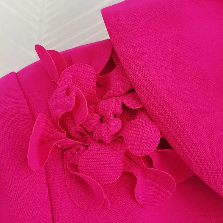 Runway Ready Red Dress: Premium Long Sleeve Spring/Summer Fashion ...