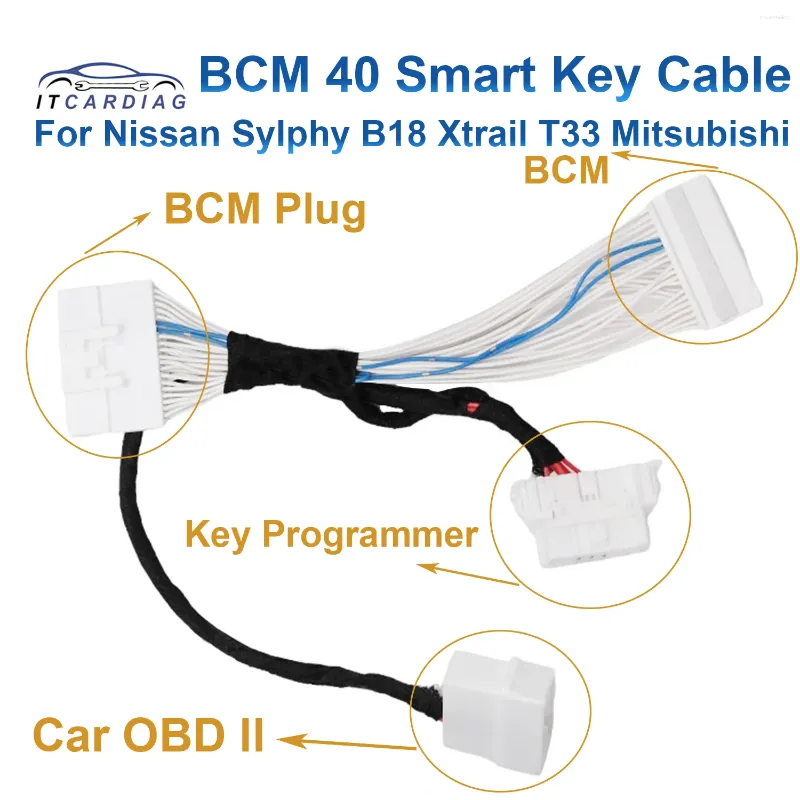 Кабель 4A смарт-ключ для Nissan Xtrail T33 Pathfinder Sylphy Obdstar BCM Mitsubishi