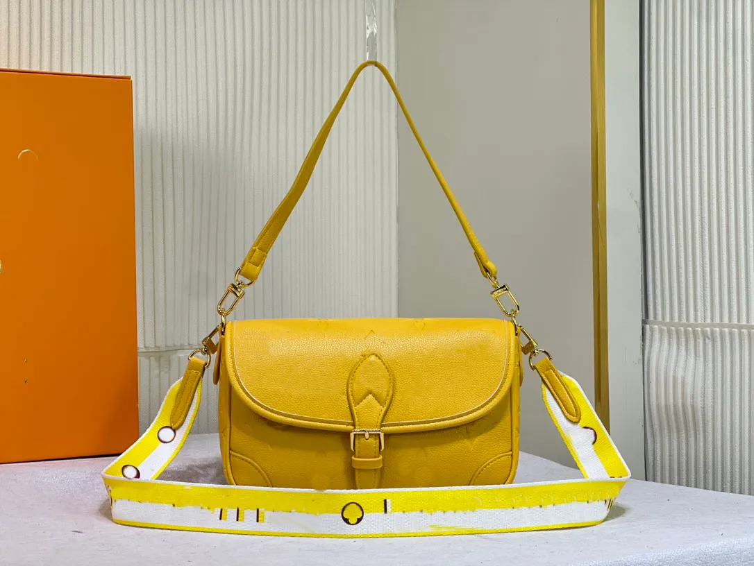 10A hochwertige Designer-Tasche Damen FAVORITE Umhängetaschen Echtes Leder MONTIGNE Messenger Handtasche Kettenriemen gelbe Umhängetaschen Einkaufstasche Geldbörse Geldbörse
