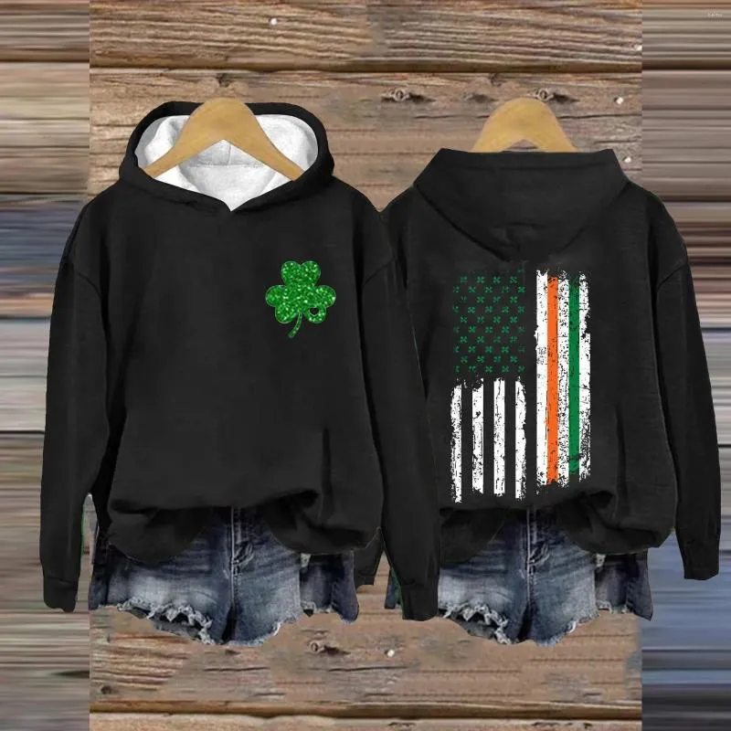 Men's Hoodies American Flag Sweatshirt Irish Shirt Women Tops Top For 3x Dress Blouse