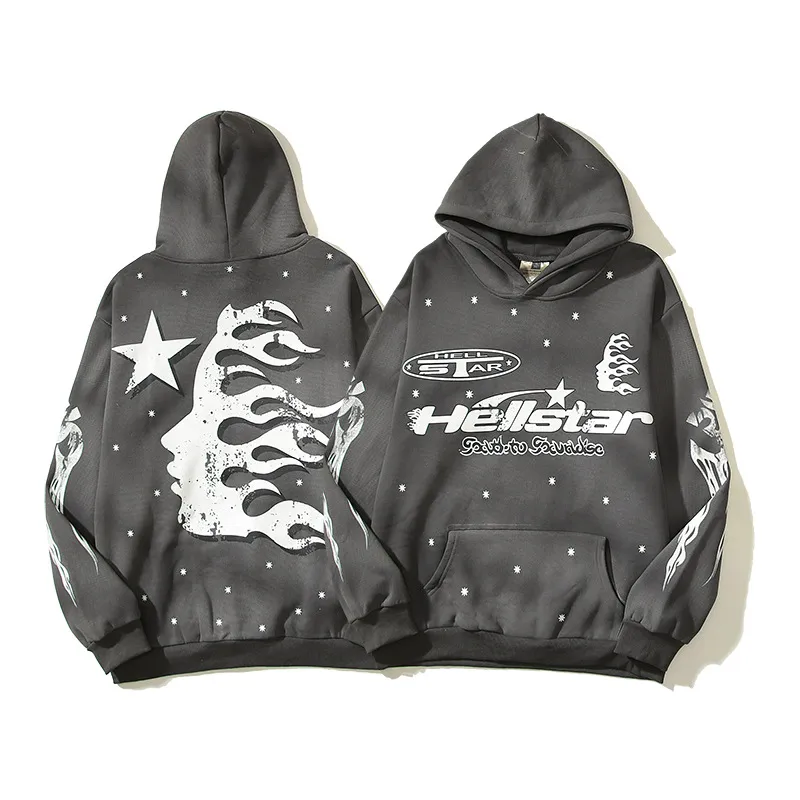Hellstart Hoodie Tracksuit Pants Mens Hoodies For Men Hoody Y2K 