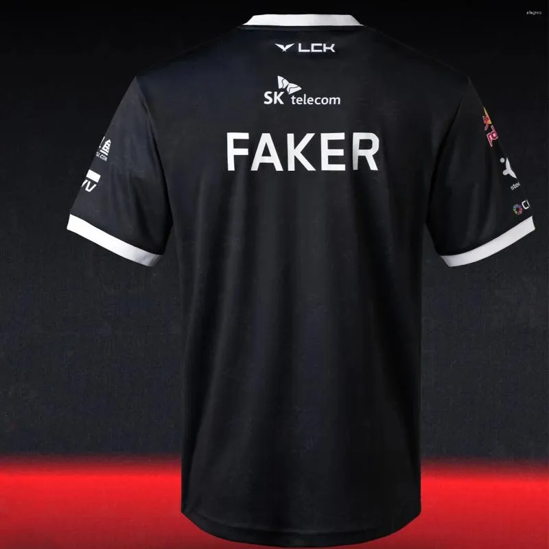 Faker Skt Shirt SKT T1 Esports Jersey Mens Gaming T-Shirt, League