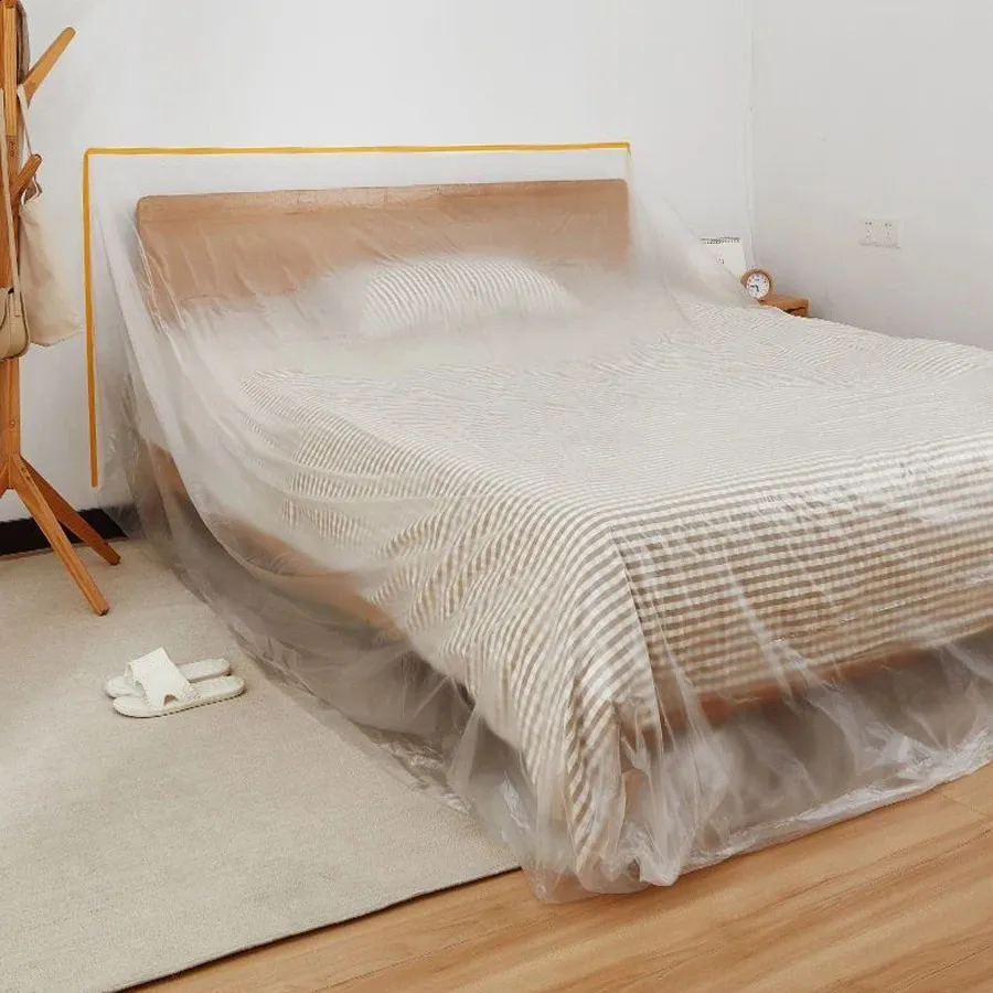 Cubierta De Mesa De Plástico Transparente, Película Protectora De 20M:  Cubierta Antipolvo Impermeable Para Muebles, Cocina Y Sala De Estar De 8,7  € | DHgate, image size:900x900