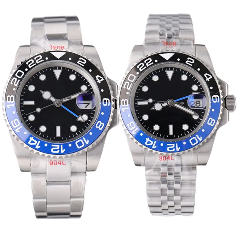 Wristwatches Black blue automatic mechanical movement watch Men Watchs Luxury Creative male Steel Clock Relogio Masculino sapphire glass waterproof watch