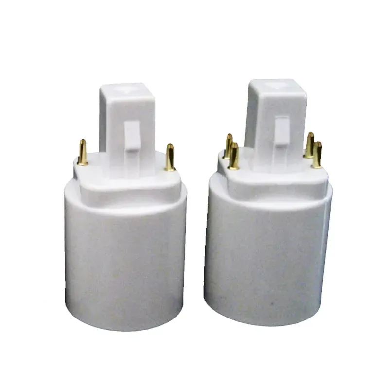 G24 a E27 Base presa Vite Lampada LED Adattatore lampadina alogena Convertitore adattatore