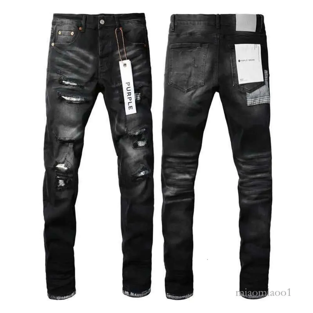 2024 Purple Brand Jeans American High Street Black Vintage Live Broadcast915p