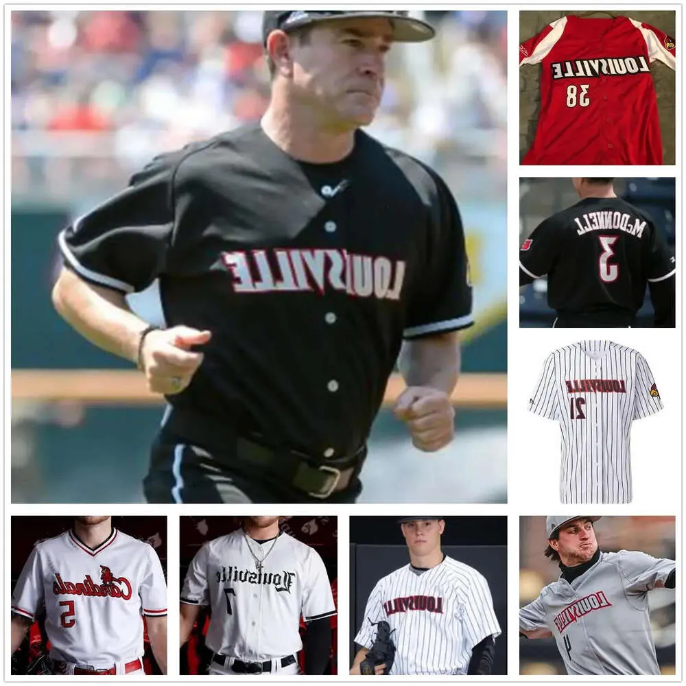 Baseball NCAA genähtes Trikot Herren Damen Jugend Henry Davis Dalton Rushing Alex Binelas Michael Prosecky Ben Bianco Trey Leonard Cooper Bo High