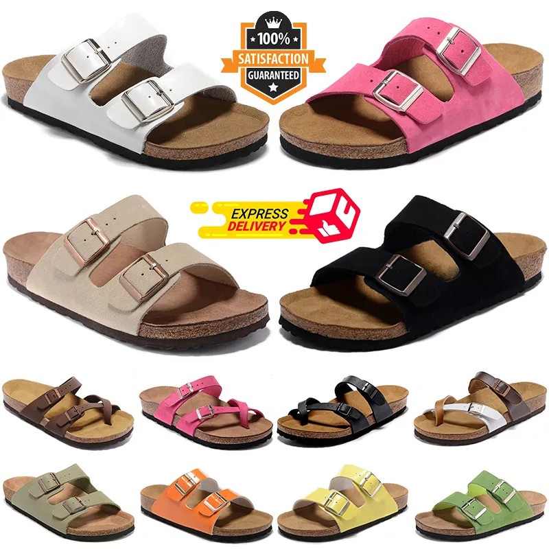 designer slippers men women sandals arizona slides shearling black white suede leather flip flops sliders outdoor fashion sneakers sandal discount