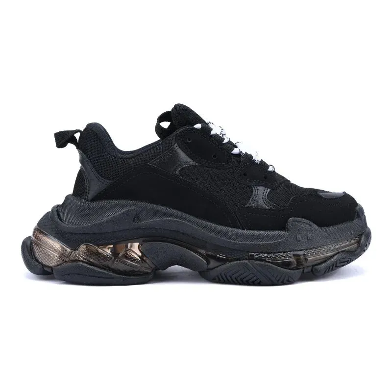 Triple S Sneakers Designer Running Shoes For Men And Women White