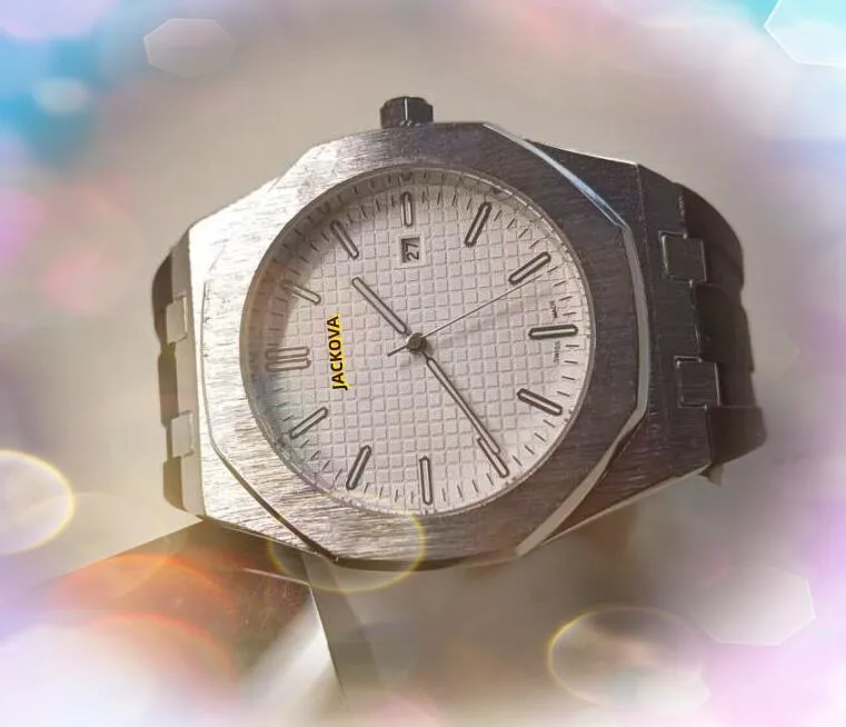 orologi da uomo classico lusso di grandi dimensioni designer movimento automatico al quarzo cinturino in gomma in acciaio inossidabile impermeabile orologio da uomo business e casual Regali per la festa del papà