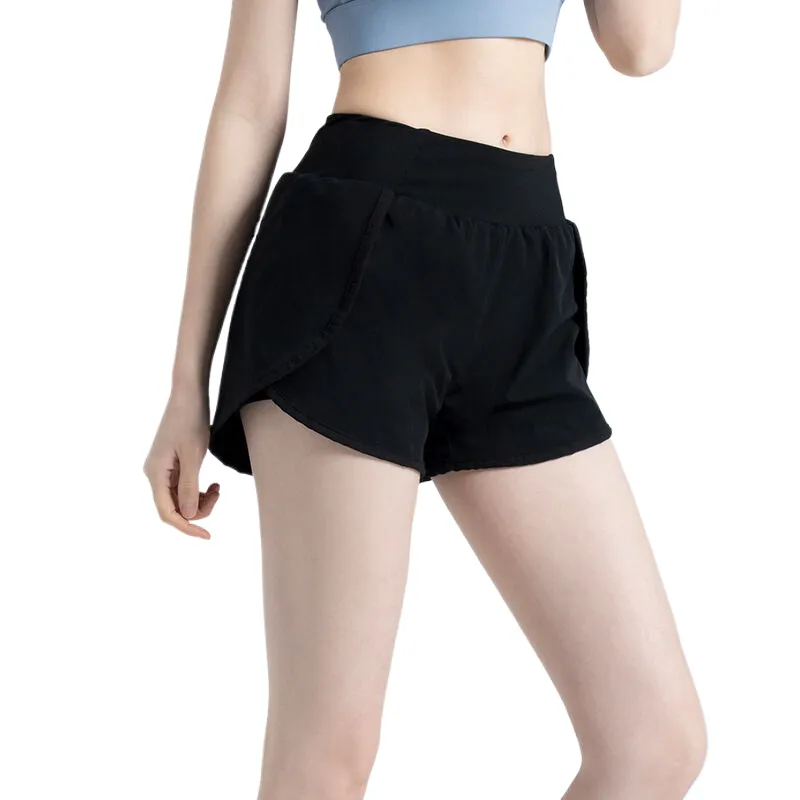 Damskie spodenki do jogi z ćwiczeniami zużycie lutu krótkie dziewczęta do biegania elastyczne spodnie sportowe kieszenie rozmiar s-xxl