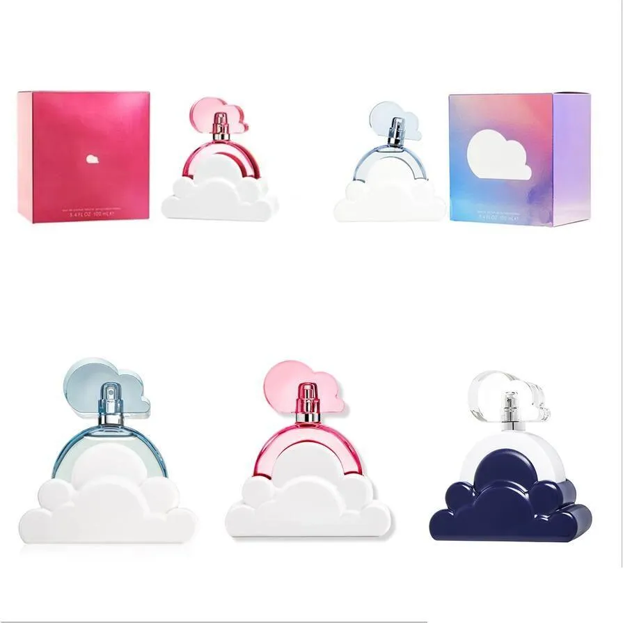 Anti-Perspirant Deodorant New Edition 2.0 Fragrance For Lady Blue Per Spray 100Ml White Cloud Pink Shape Ariana Eau De Parfum Charming Otw6K