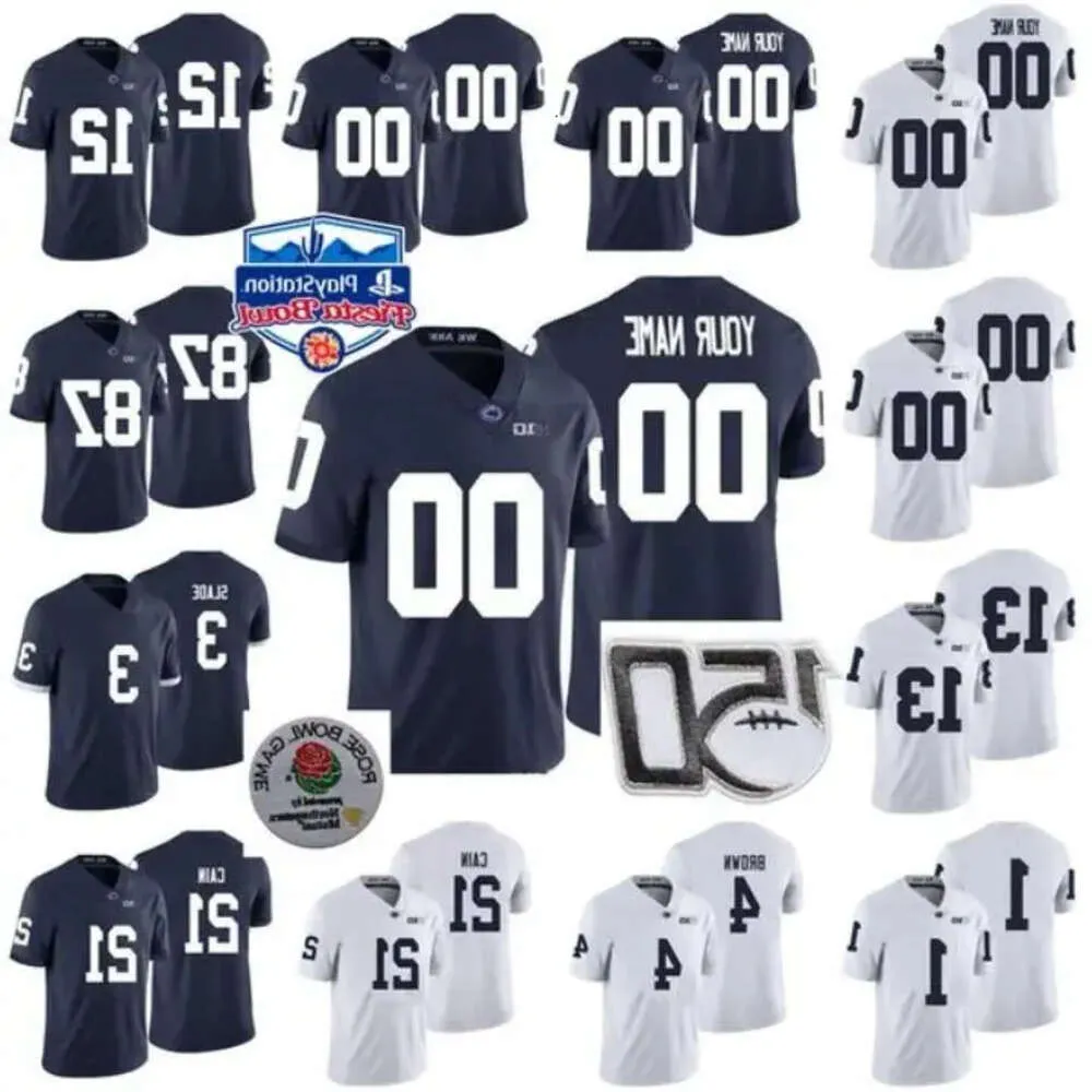 College American Football Wear Custom S-6Xl NCAA College Penn State Nittany Football Jerseys 24 Miles Sanders 26 Saquon Barkley 88 M de haut