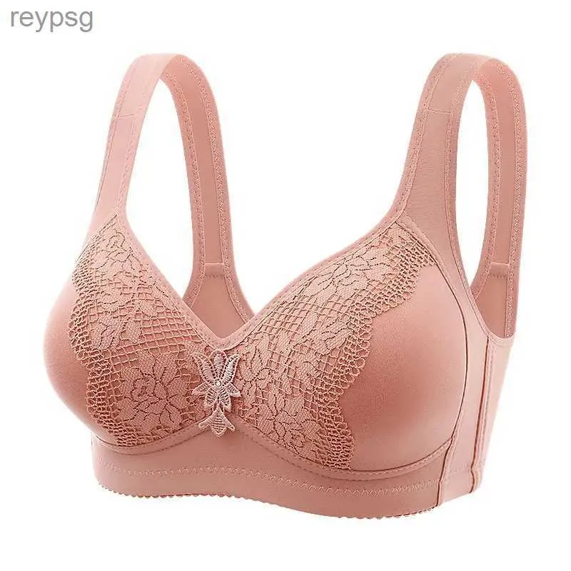 BRAS BRAS Women 36-46 B C Pink Push Up Bras för kvinnor som samlar bred rem Brassiere Underwear Kvinnliga sömlösa Bralette Tops Lingerie YQ240203