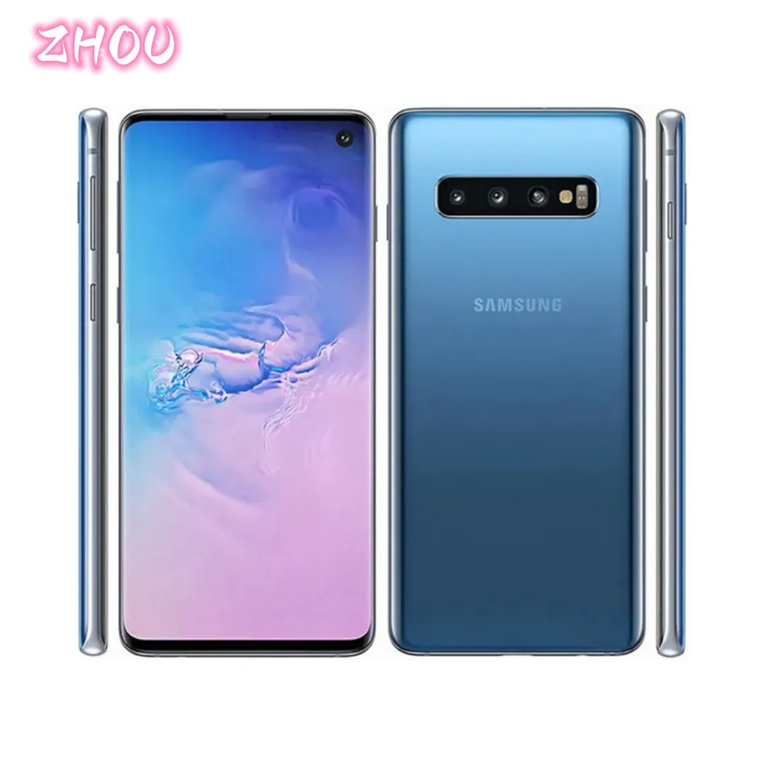 Samsung Galaxy s10 G973U G973F phones Original Unlocked 8GB 128GB ROM Octa Core 6.4" 5 Camera Snapdragon 855 Android CellPhone