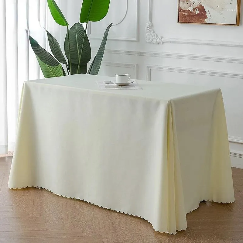 Jupe de Table en tissu épais pour activités de bureau, décor de salle à manger, centres de Table de mariage pour Tables