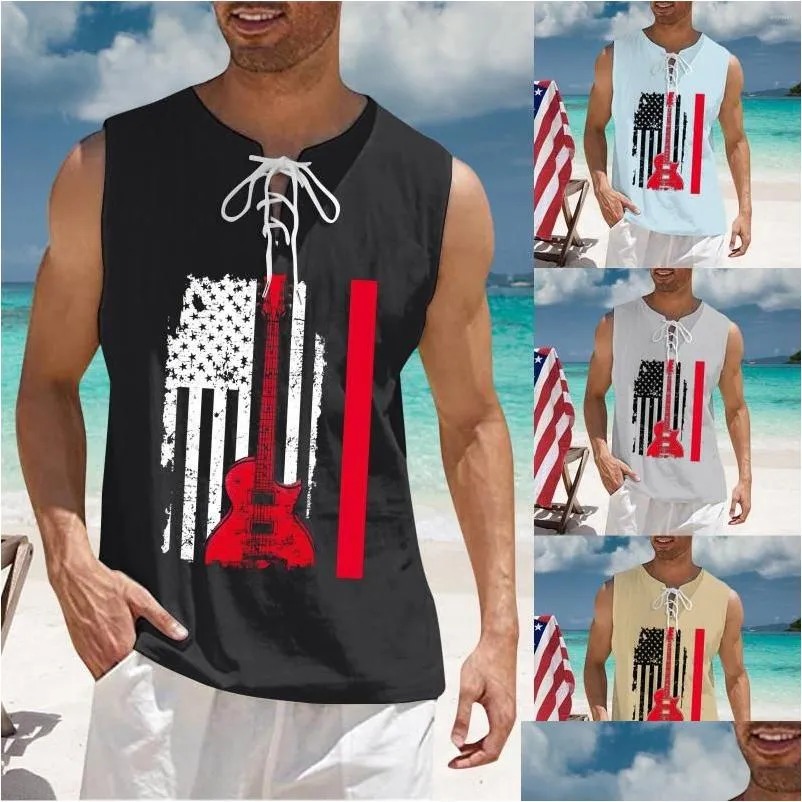 Męskie koszulki męskie koszule Tree Fit Fit Day Day Digital 3D Printing Line Fabric z rękawem Mężczyzny Mroczą Koszulę i Set Dhin4