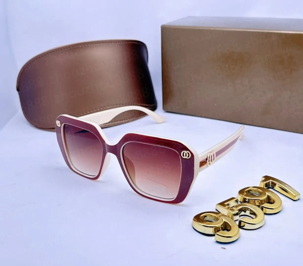 2024Top Qualität polarisierte Sonnenbrille Glaslinse klassische Pilot Metall Markensonnenbrille Männer Frauen Urlaub Mode UV400 Brillen Metallrahmen Polaroid Linse 57 mm