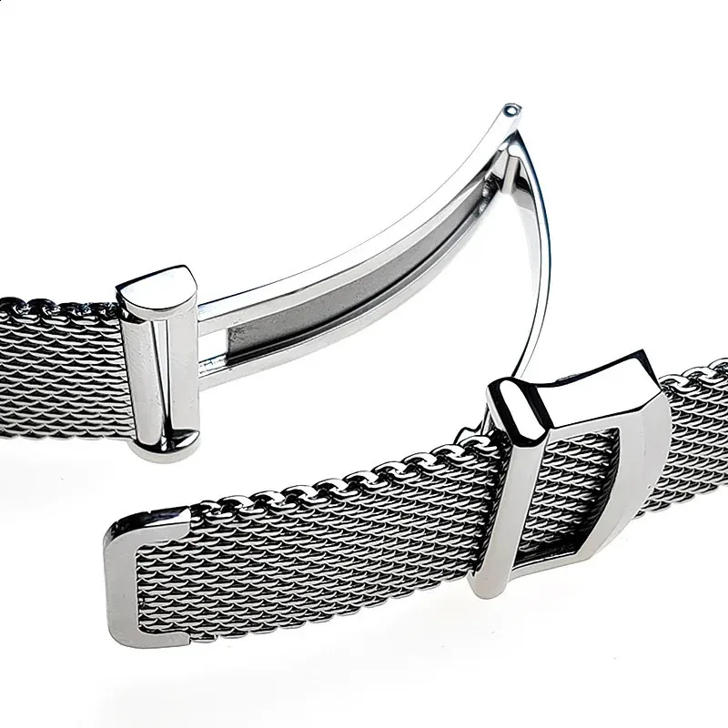 Milanesisk klockband av hög kvalitet för Watch Band 45mm 44mm 49mm 41mm 40mm 42/38mm armband för IWatch Ultra 8 7 6 5 4 SE 240124