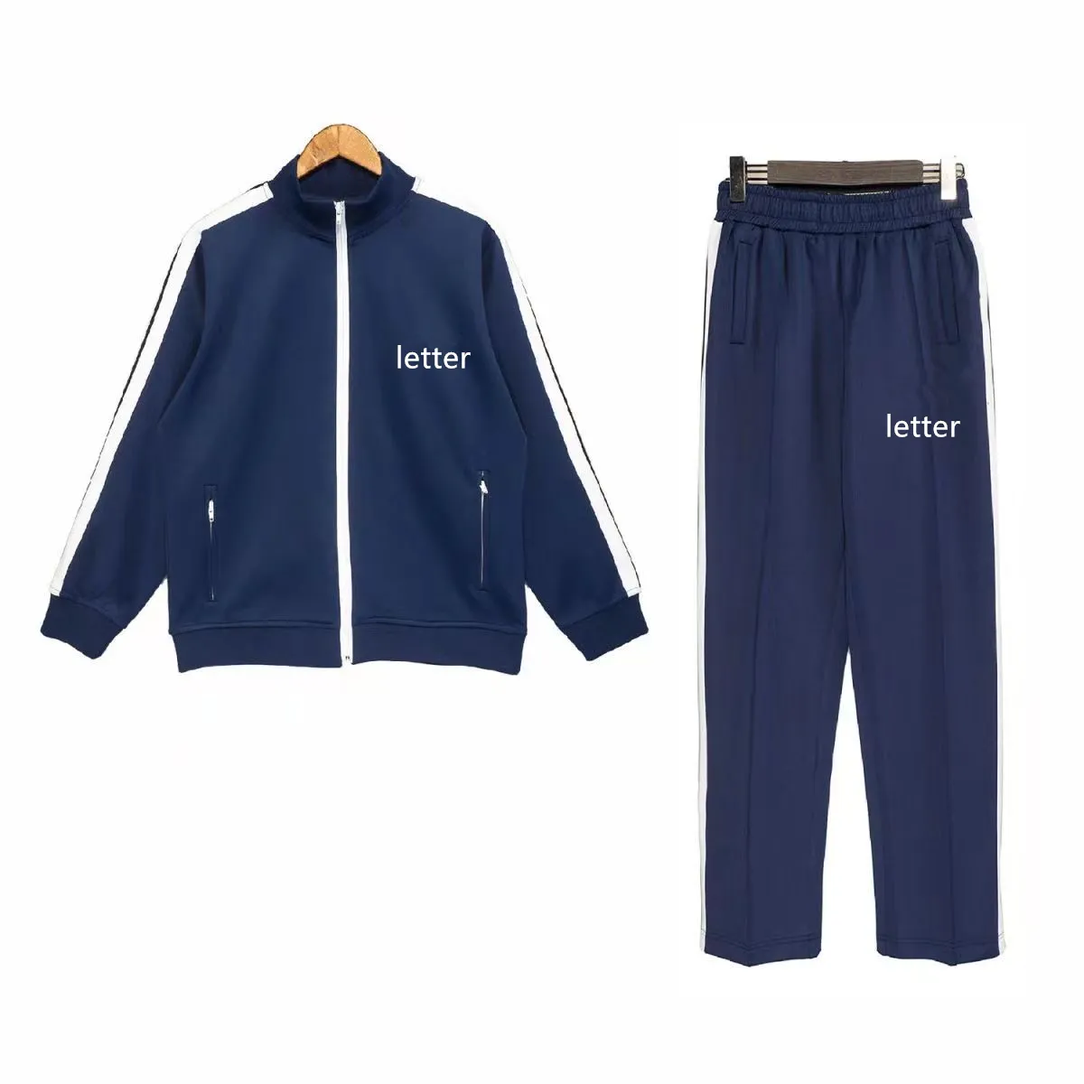 Palm Angles 2 Parça Dört Bar Pantolon En İyi Sport Man Takip Terekleri Tasarımcı Spor Giyim Lüks Terozi Setleri Setler Bahar Sonbahar Gevşek Katlar Track Sweat Suit