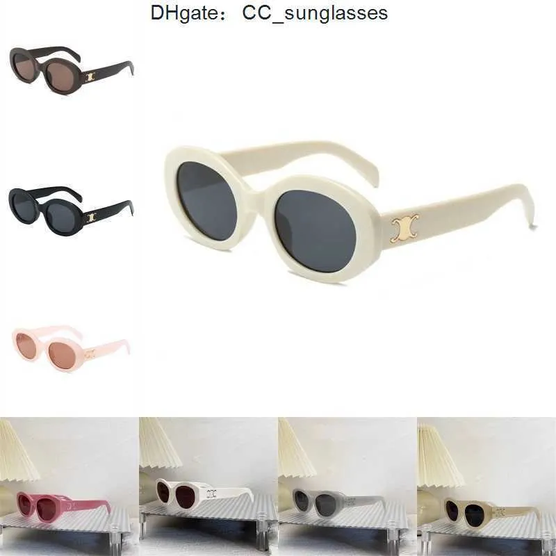 Okulary przeciwsłoneczne retro koty oko dla kobiet ces arc de triomphe owalny francuski francuski high street Drop dostawa moda akcesoria dhpbg k0gg