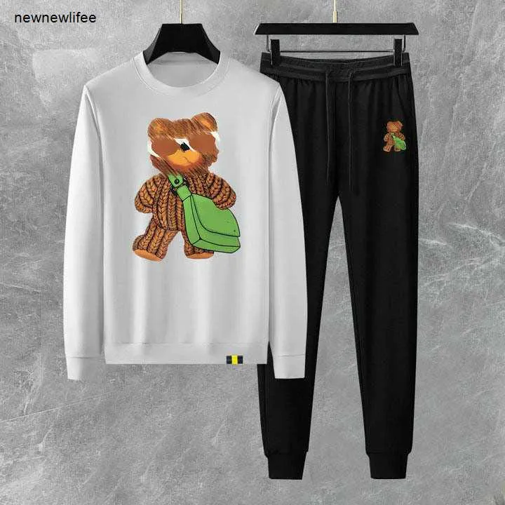 Projektantka z kapturem mężczyzn marki odzież do męskiego Spring Tracksuit Fashion Logo Logo Man Long Inteved Man Top Student Spodni 03 lutego