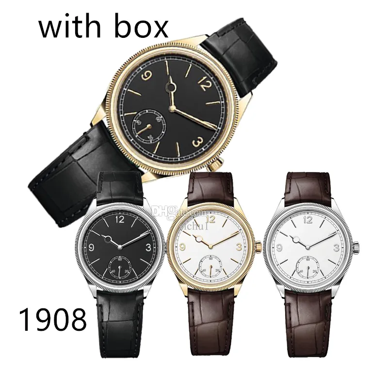 Luxury Designer Mens Watch 1908 High Quality 52509 AAAAAA Quality 40mm Automatic Movement Fashion Waterproof Sapphire Montres Armbanduhr Couple Watch u1 Top Watch